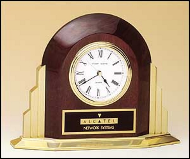 Rosewood Clock (9 5/8"x7 1/2"x2 7/8")